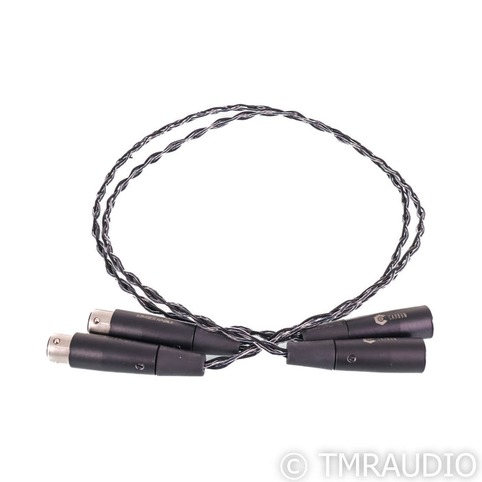 Kimber Kable Carbon Series XLR Cables; 0.75m Balanced Interconnects