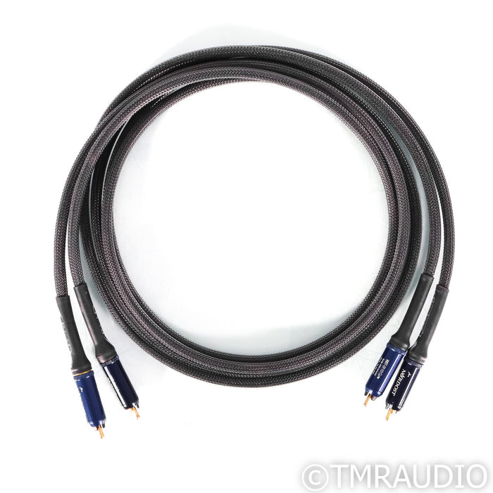 Moon Black Dragon RCA Cables; 1.8m Pair Interconnects; WBT-0110Cu Terminations