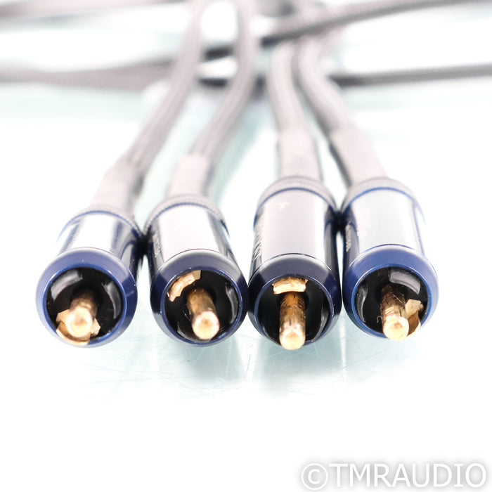 Moon Black Dragon RCA Cables; 1.8m Pair Interconnects; WBT-0110Cu Terminations