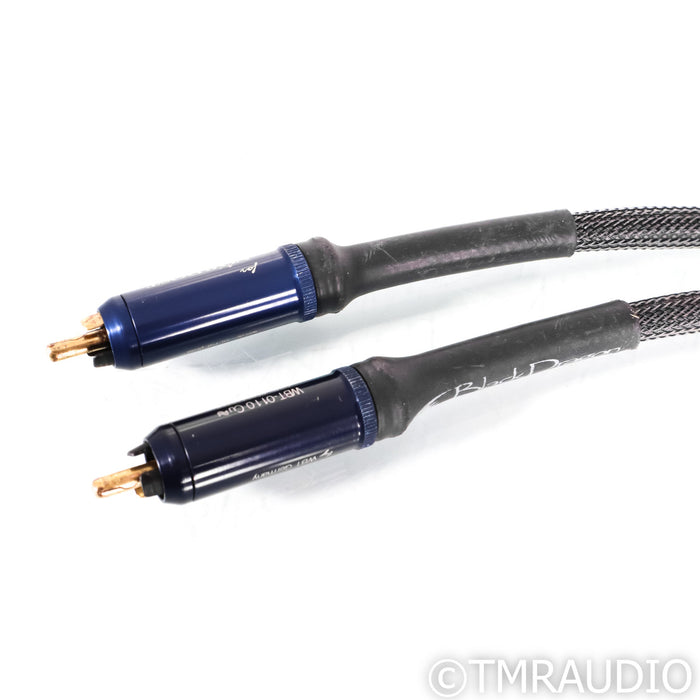 Moon Black Dragon RCA Cables; 1.8m Pair Interconnects; WBT-0110Cu Terminations