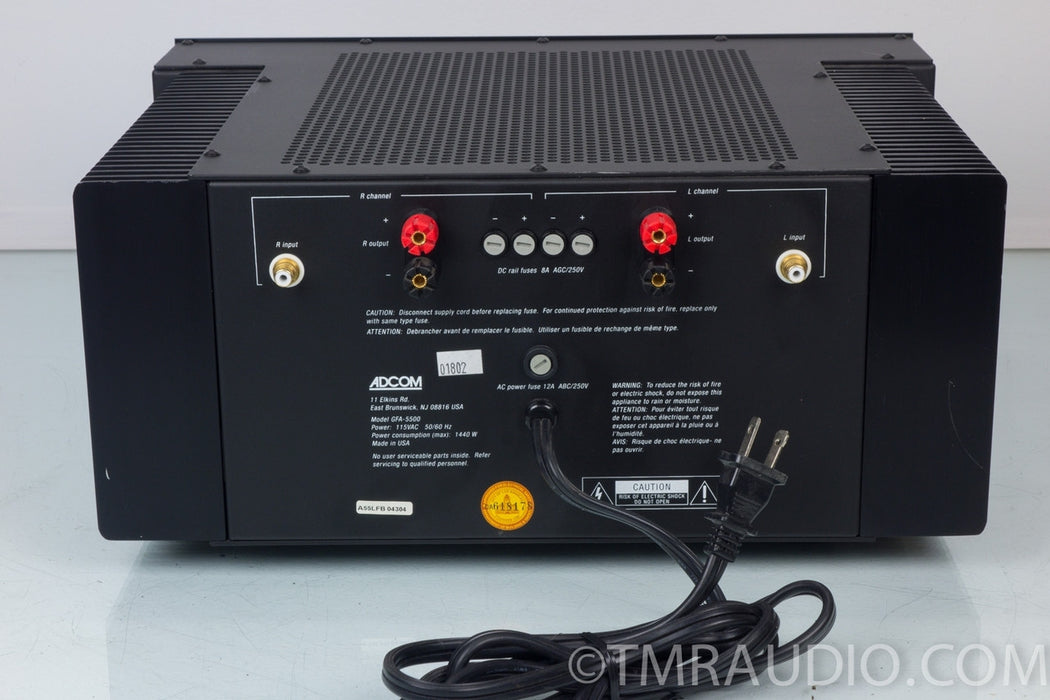 Adcom GFA-5500 Stereo Power Amplifier