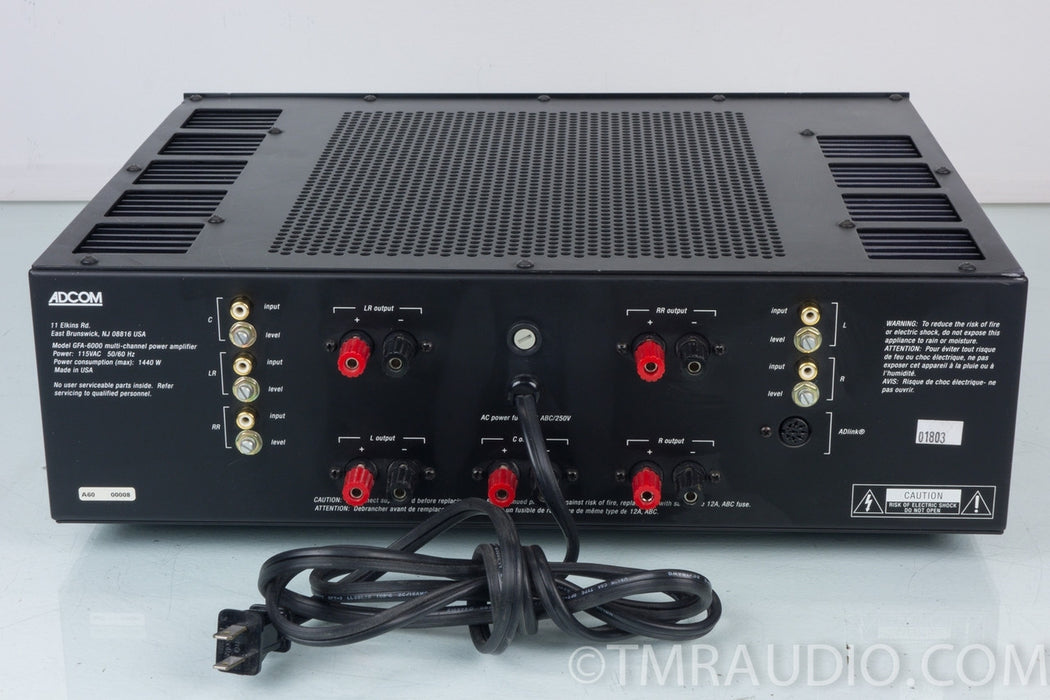 Adcom GFA-6000 5 Channel Power Amplifier