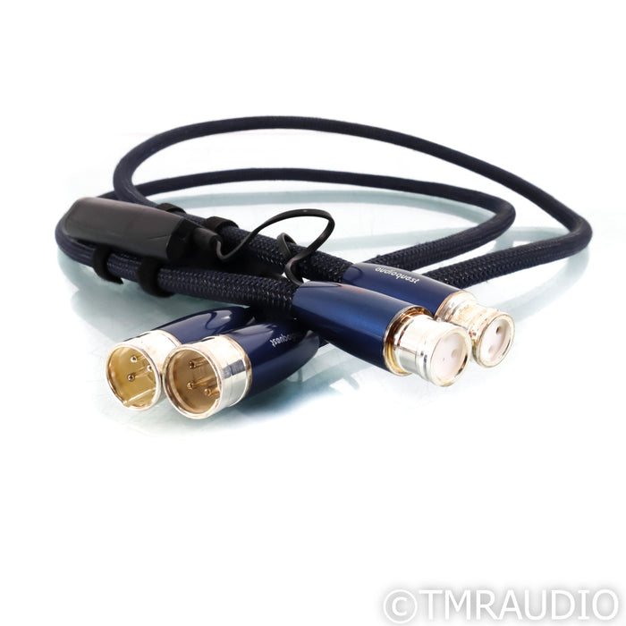 AudioQuest Water XLR Cables; 1m Pair Balanced Interconnects