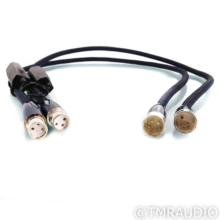 AudioQuest Water XLR Cables; 1m Pair Balanced Interconnects