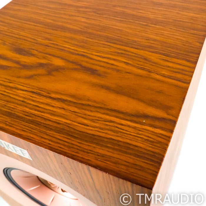 KEF R3 Bookshelf Speakers; Walnut Pair