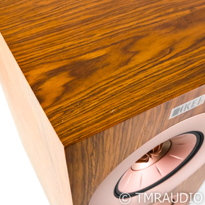 KEF R3 Bookshelf Speakers; Walnut Pair