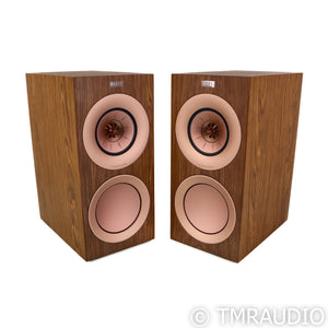 KEF R3 Bookshelf Speakers; Walnut Pair