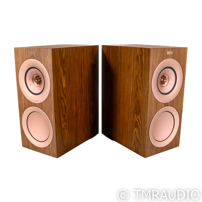 KEF R3 Bookshelf Speakers; Walnut Pair
