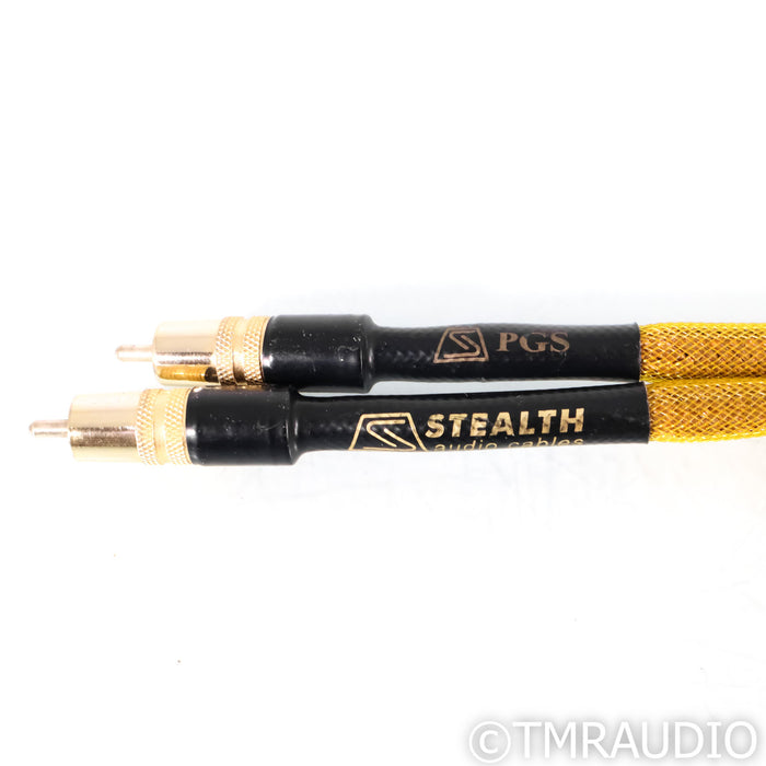 Stealth Audio PGS RCA Cables; 1m Pair Interconnects