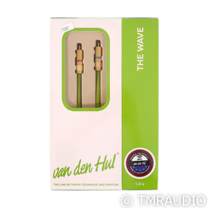 Van Den Hul The Wave RCA Cables; 1m Pair Interconnects (Sealed)