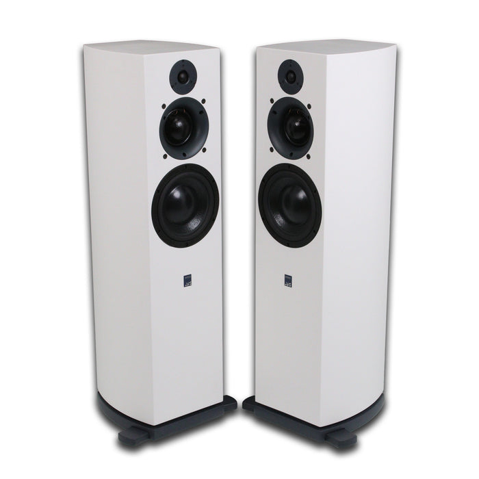 ATC SCM 40 v2 Floorstanding Speakers; Satin White Pair