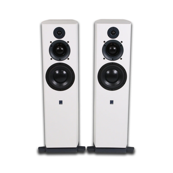 ATC SCM 40 v2 Floorstanding Speakers; Satin White Pair