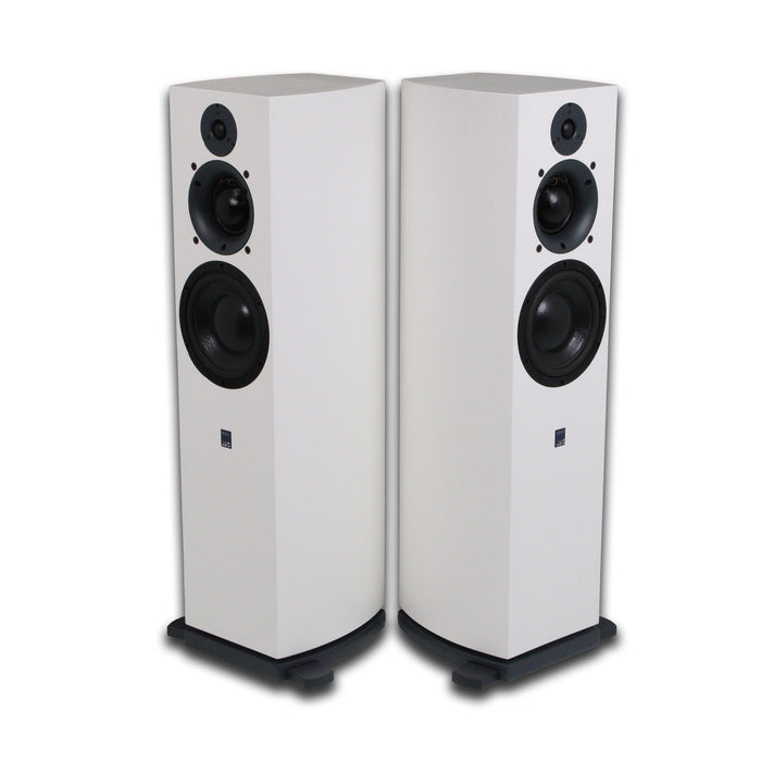ATC SCM 40 v2 Floorstanding Speakers; Satin White Pair