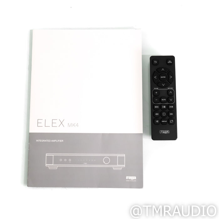 Rega Elex MK4 Stereo Integrated Amplifier; MM Phono