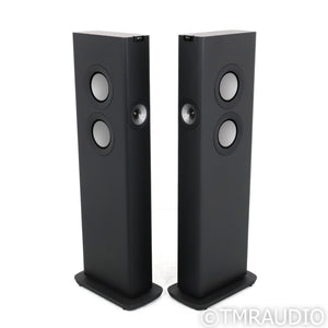 KEF LS60 Wireless Active Floorstanding Speakers; Carbon Black Pair