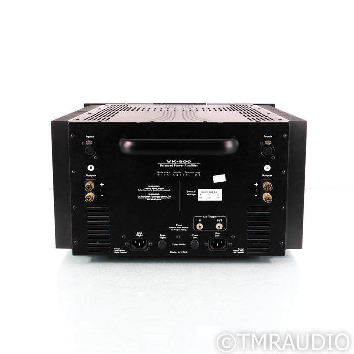 Balanced Audio Technology VK-600SE Balanced Stereo Power Amplifier