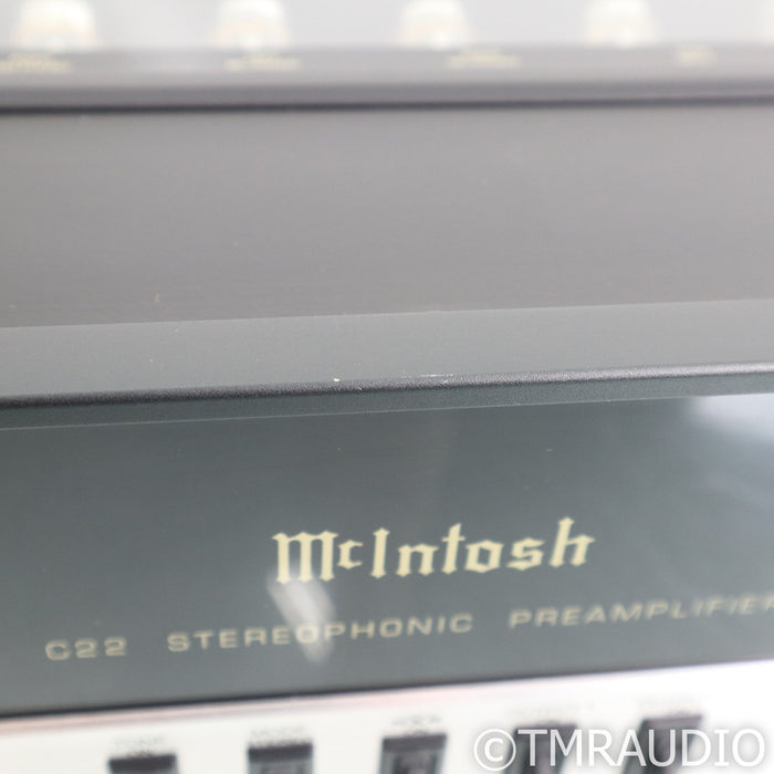 McIntosh C22 MKV Stereo Tube Preamplifier