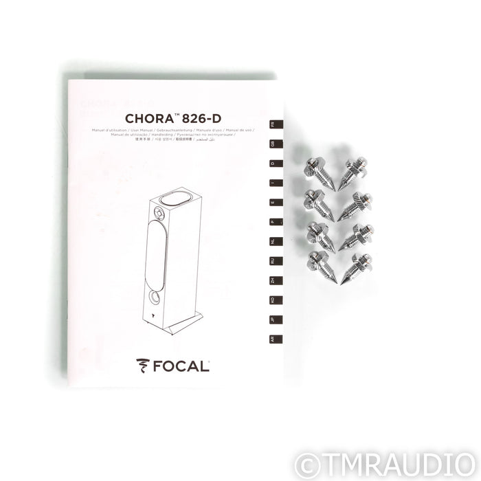 Focal Chora 826-D Atmos Enabled Floorstanding Speakers; Black Pair