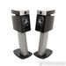 Focal Diablo Utopia Bookshelf Speakers; Hot Chocolate Lacquer Pair w/ Stands
