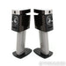 Focal Diablo Utopia Bookshelf Speakers; Hot Chocolate Lacquer Pair w/ Stands