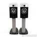 Focal Diablo Utopia Bookshelf Speakers; Hot Chocolate Lacquer Pair w/ Stands