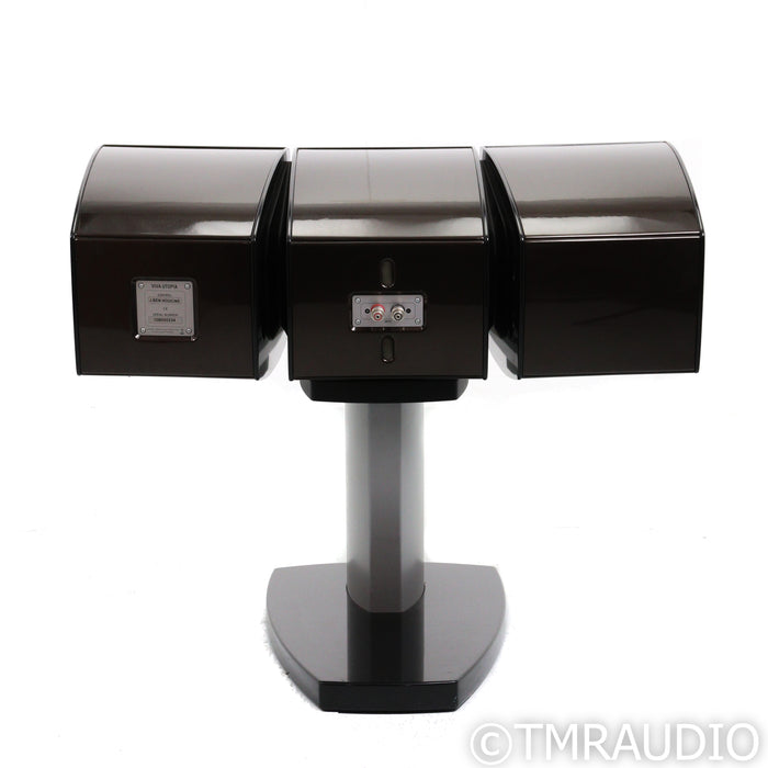 Focal Viva Utopia Center Channel Speaker w/ Stand; Hot Chocolate Lacquer