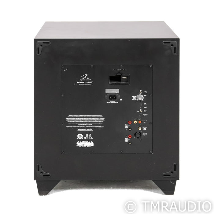 Martin Logan Dynamo 1600X Powered 15" Subwoofer; Black