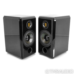Adam Audio Classic Compact Mk3 Active Bookshelf Speakers; Gloss Black Pair