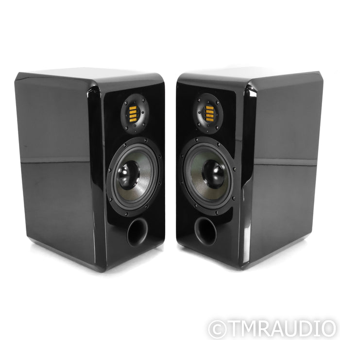 Adam Audio Classic Compact Mk3 Active Bookshelf Speakers; Gloss Black Pair