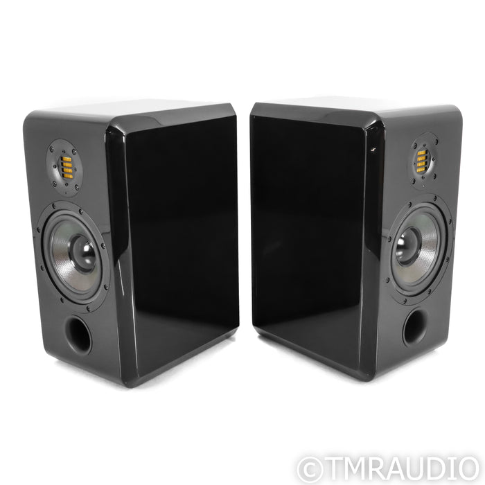 Adam Audio Classic Compact Mk3 Active Bookshelf Speakers; Gloss Black Pair