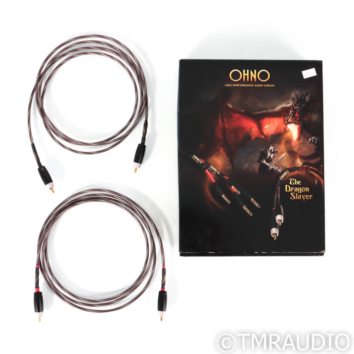 Audience OHNO RCA Cables; 2m Pair Interconnects