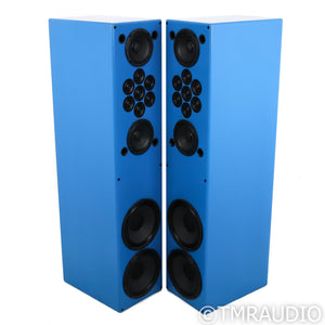 Tekton Design Double Impact Floorstanding Speakers; Blue Soft Gloss Pair