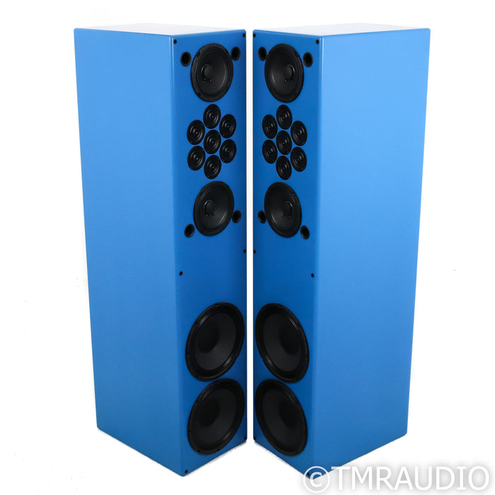 Tekton Design Double Impact Floorstanding Speakers; Blue Soft Gloss Pair