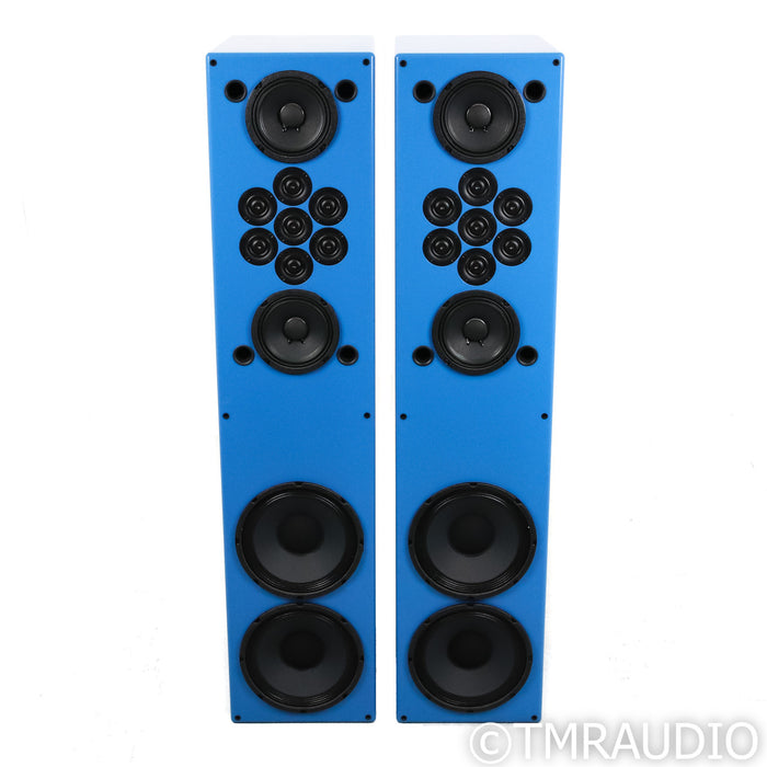 Tekton Design Double Impact Floorstanding Speakers; Blue Soft Gloss Pair