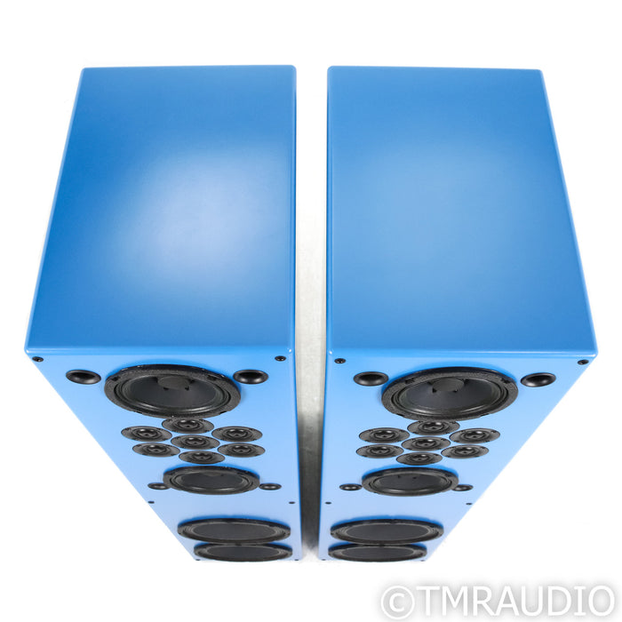 Tekton Design Double Impact Floorstanding Speakers; Blue Soft Gloss Pair