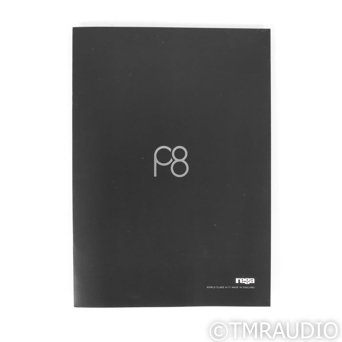 Rega Planar 8 Belt-Drive Turntable; Matt Polaris Grey (No Cartridge)
