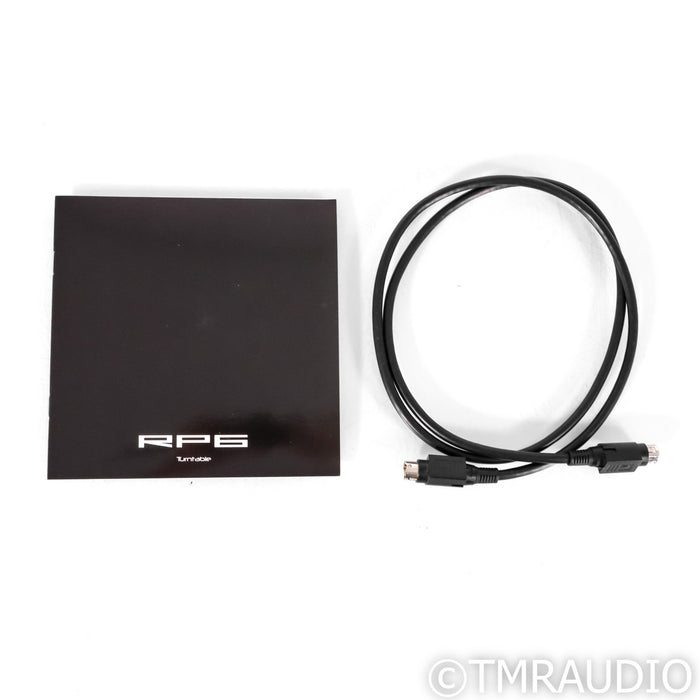 Rega RP6 Belt Drive Turntable; Black w/ DV 20x2 MC Cartridge