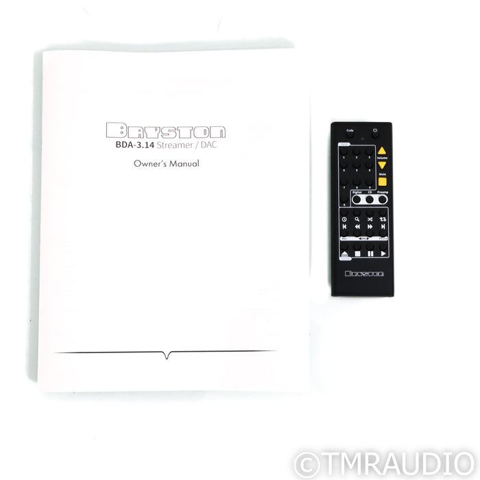 Bryston BDA-3.14 Streaming DAC; D/A Converter