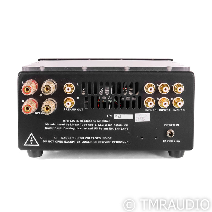 Linear Tube Audio MicroZOTL MZ2 Stereo Integrated Amplifier