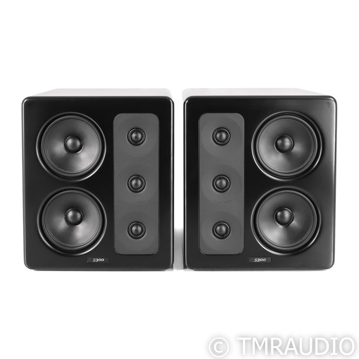 Miller & Kreisel S300 Bookshelf Speakers; Black Pair