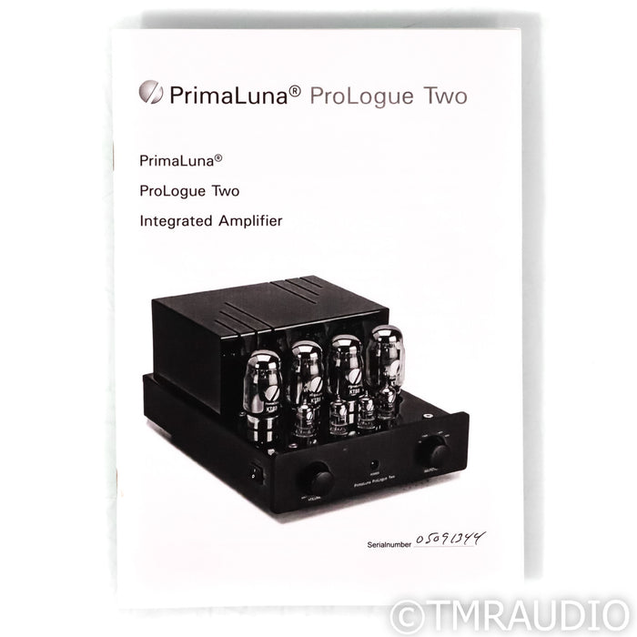 PrimaLuna ProLogue Two Stereo Tube Integrated Amplifier