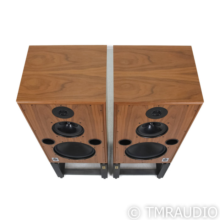 Harbeth 40.3 XD Floorstanding Speakers; Walnut Pair w/ Ton Trager Stands