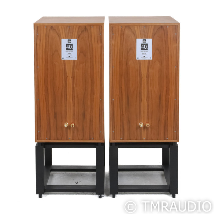 Harbeth 40.3 XD Floorstanding Speakers; Walnut Pair w/ Ton Trager Stands