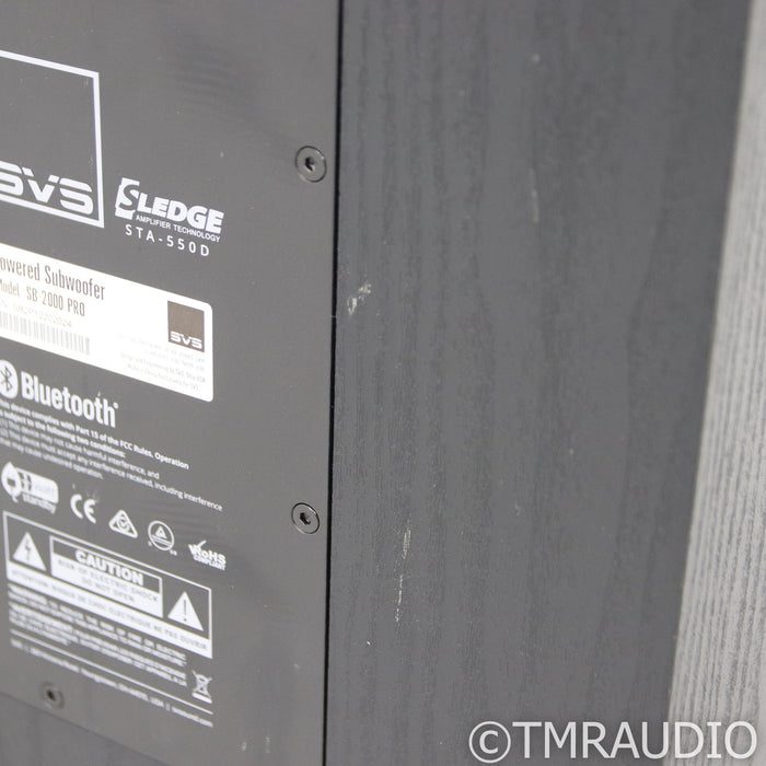 SVS SB-2000 PRO 12" Powered Subwoofer; Black Ash