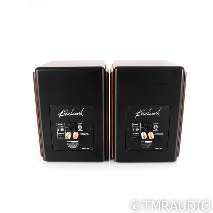 Benchmark Media SMS1 Bookshelf Speakers; Mahogany Pair