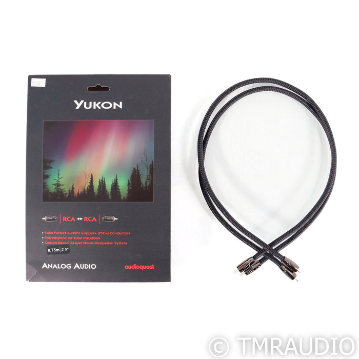 AudioQuest Yukon RCA Cables; 0.75m Pair Interconnects