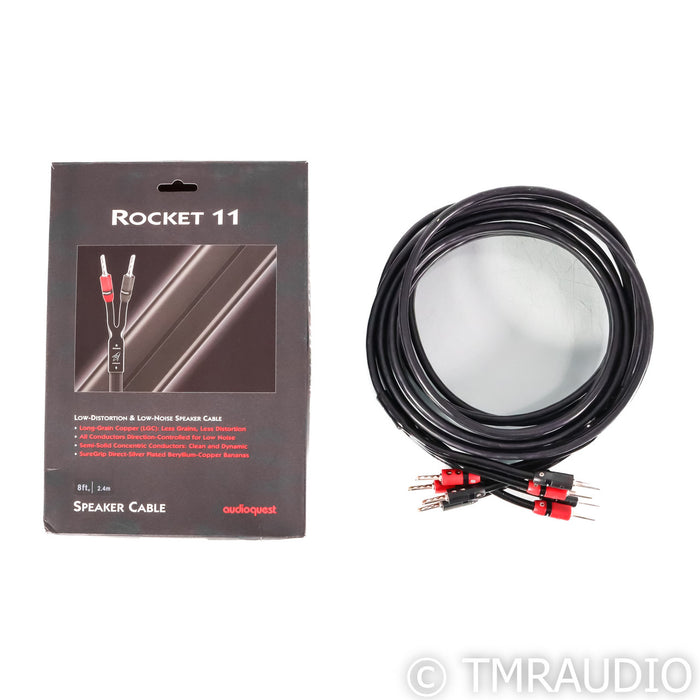AudioQuest Rocket 11 Speaker Cables; 8' Pair