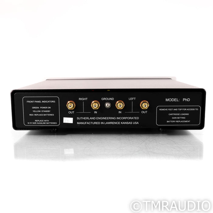 Sutherland Engineering PhD Battery Powered MC Phono Preamplifier