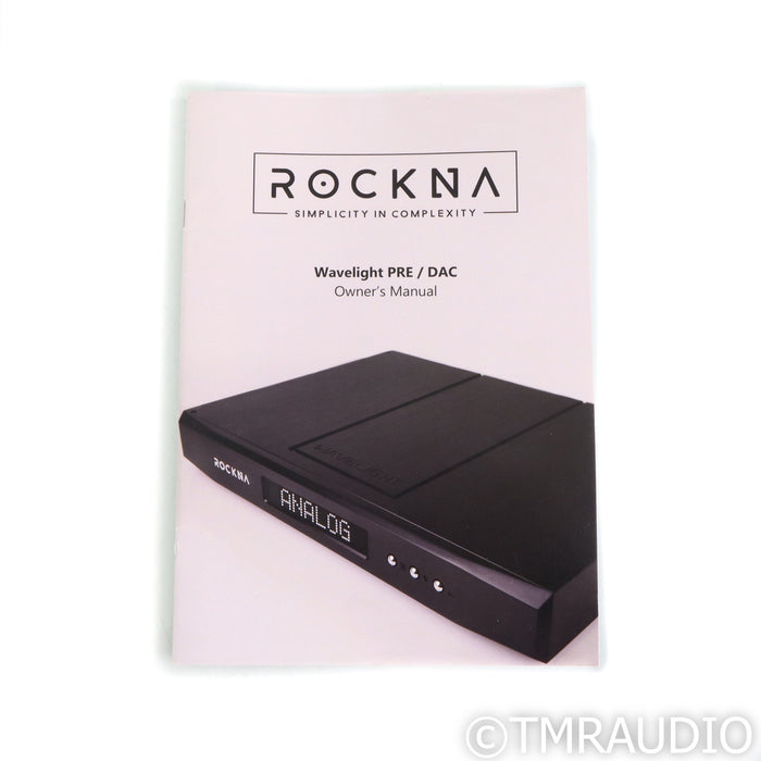Rockna Audio Wavelight DAC; D/A Converter