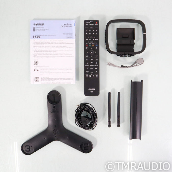 Yamaha RX-A6A 9.2 Channel Streaming Home Theater Receiver; MM Phono